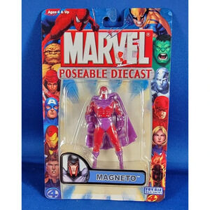 Marvel Comics X-Men Classics Magneto (2000) Toy Biz Die-Cast Poseable Mini Fig